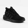 02 tenis esportivo masculino adidas em tecido preto preto