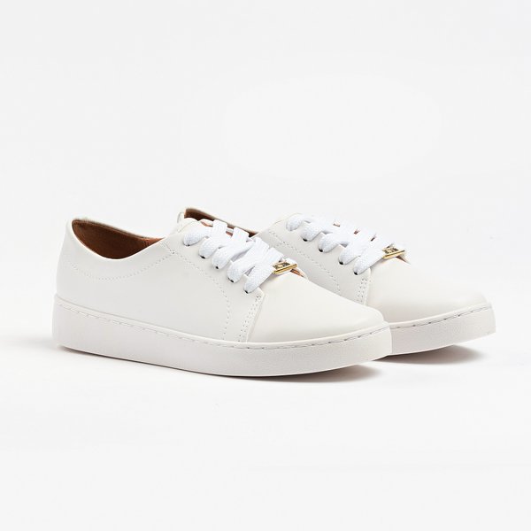 TÊNIS CASUAL FEMININO VIZZANO 1214205 EM SINTÉTICO BRANCO - Main Image