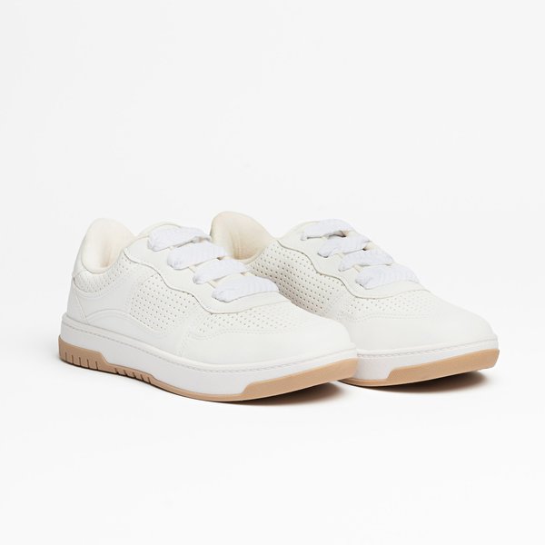 Tênis Branco TÃªnis Feminino Flatform Vizzano Tênis Plataforma