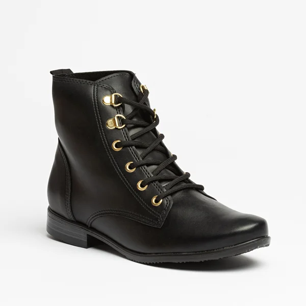 Bota Feminina Moleca 5335107 Em Napa Sintética Preto