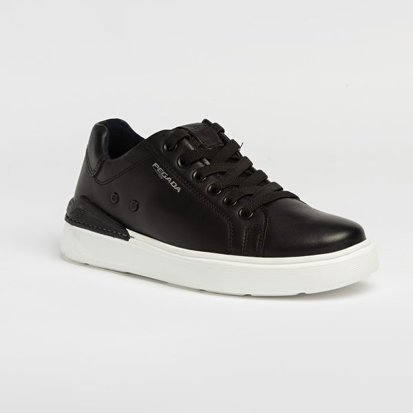 Sapato Casual Masculino Pegada 110901 em Couro Preto - Main Image