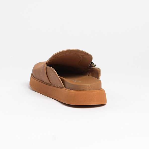Clog Feminino Vizzano 1434101 em Pelica Sintética Camel