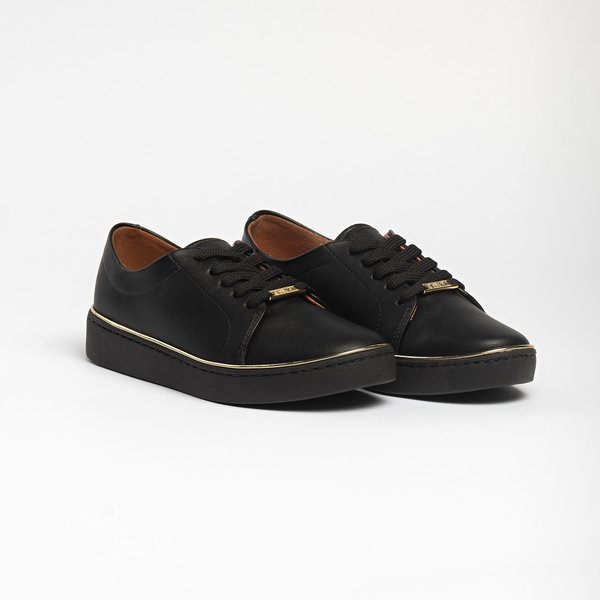Tênis Casual Vizzano TÃªnis Feminino Vizzano Preto Tênis Preto
