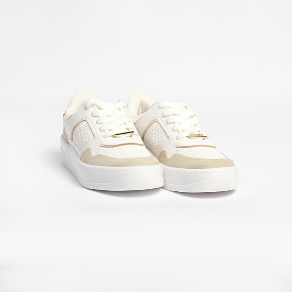 Tênis Casual Vizzano 1389114 Branco Dourado