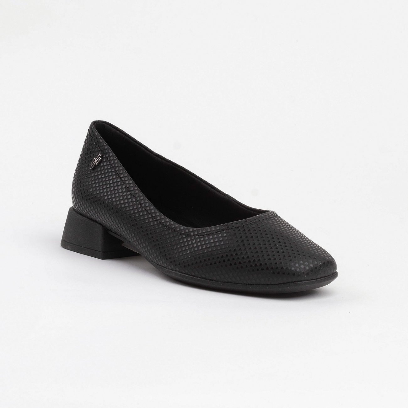 Scarpin Usaflex Al2603 Salto Bloco Preto