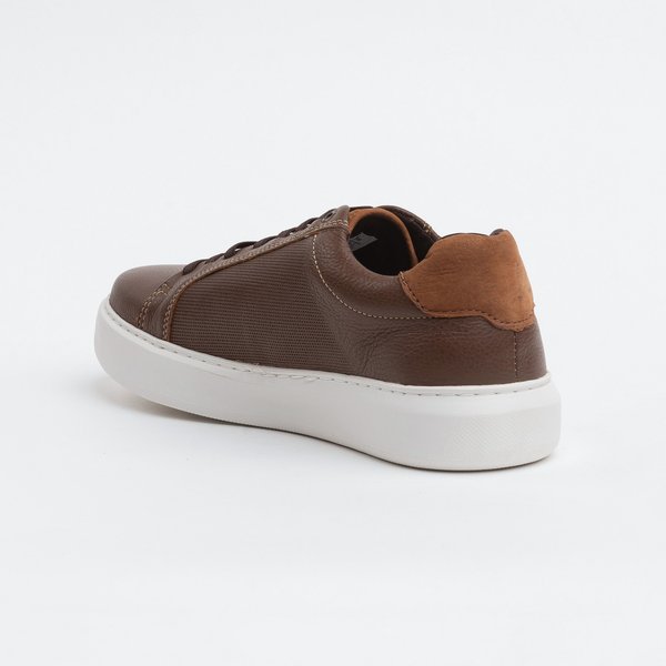 Sapato Casual Ferracini 7316-683e Couro Tabaco