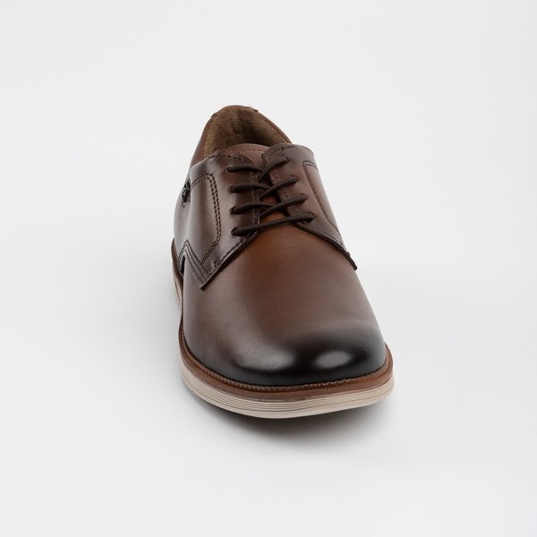 05 sapato social masculino pegada 126701 em couro pinhao