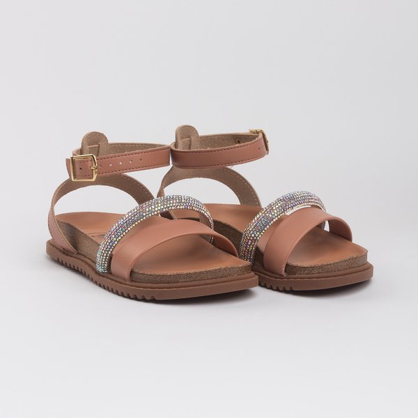 Sandália Infantil Molekinha 2357102 Nude Aurora