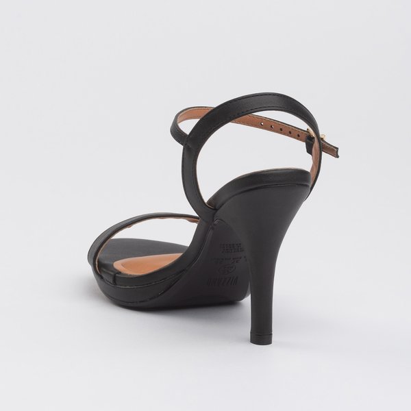 Sandália Vizzano 62101019 Salto Fino Preta