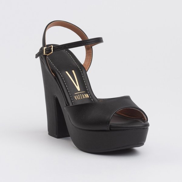 Salto Grosso Tenis Vizzano Preto Salto Salto Alto Tenis Vizzano