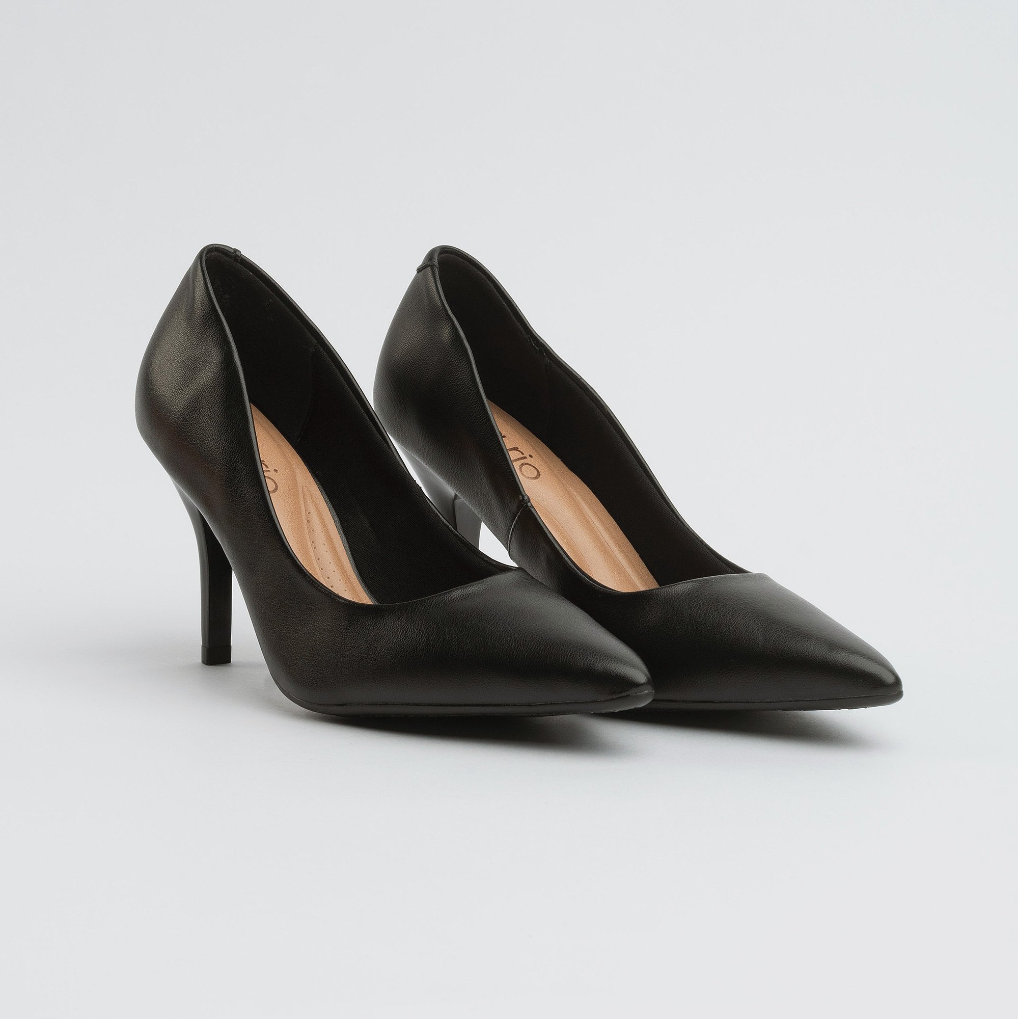 Scarpin Beira rio 41221400 Salto Médio Fino Preto