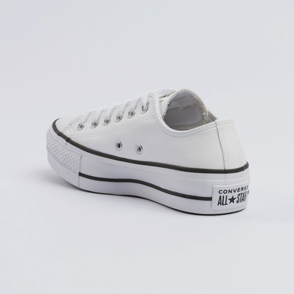 Platform Lift Ct09830001 Tênis Converse Chuck Taylor All Star Lift Cano  Baixo Branco