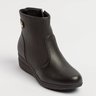 05 bota modare ultraconforto plataforma cano curto preto