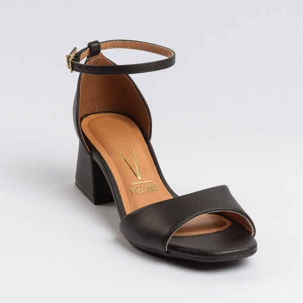 10 sandalia vizzano salto bloco calcanhar fechado caramelo