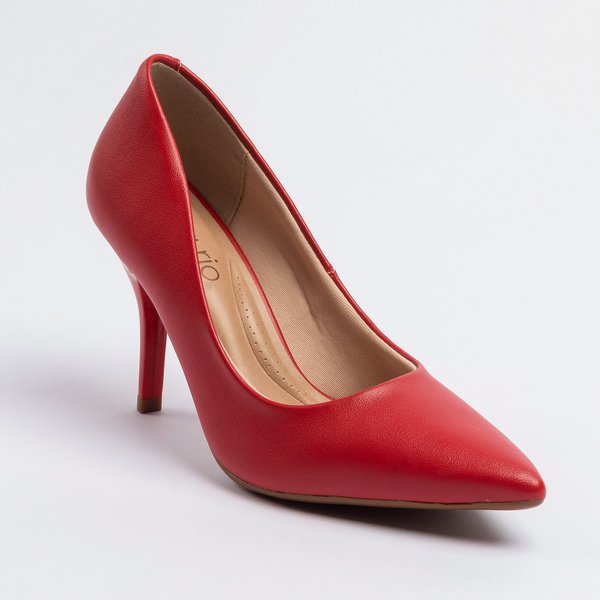 Sapato Feminino Scarpin Vermelho Beira Rio Scarpin Beira Rio