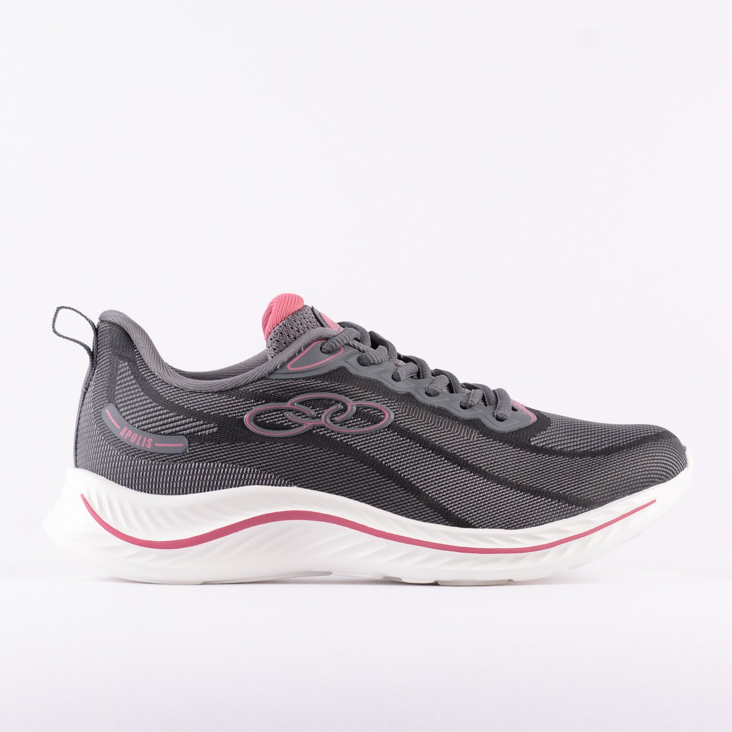 Tênis Olympikus Apolis Evasense Jacquard Chumbo Hibisco
